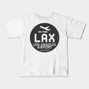 LAX airport Los Angeles Kids T-Shirt